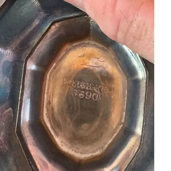 Gorgeous Antique Reed and Barton Art Deco Silver Plated Tea set #3690 with tray - Picture 4 of 16